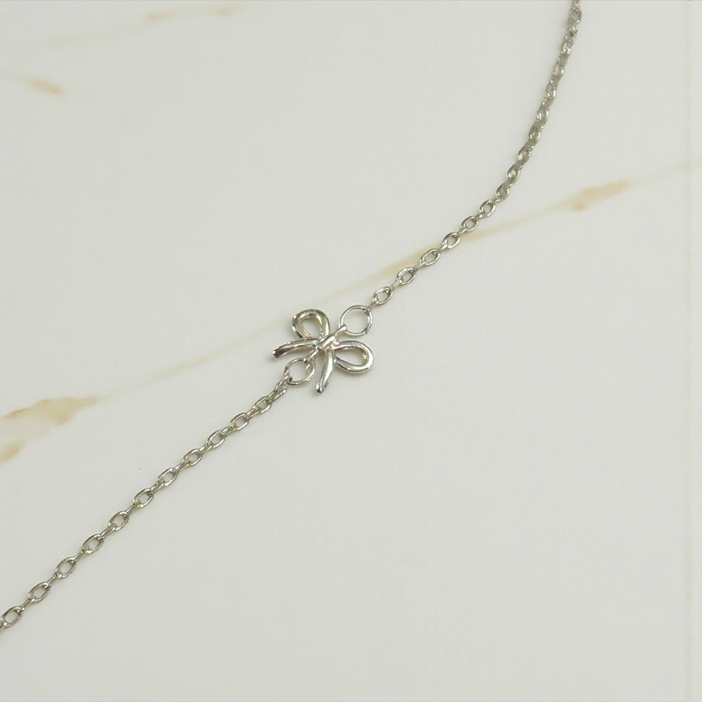 蝴蝶結情書項鏈