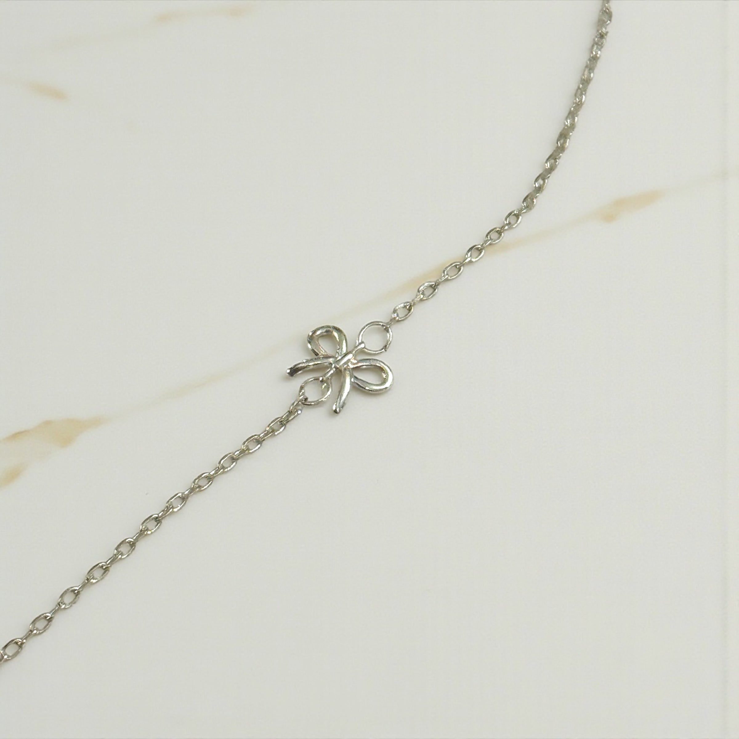 蝴蝶結情書項鏈