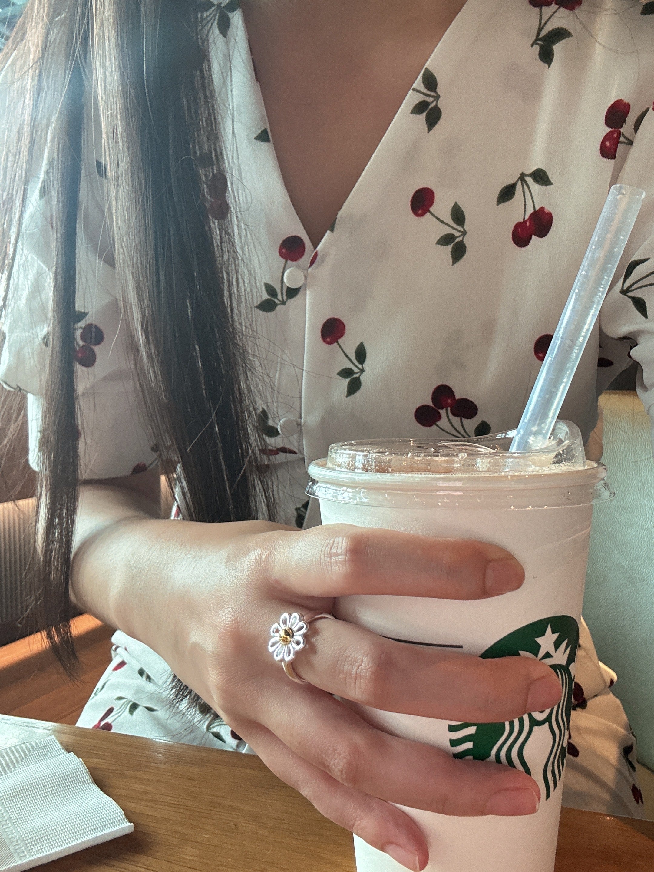 耀眼綻放戒指（可調式戒圍）