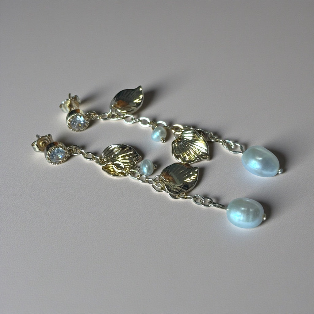 Lueur de Perle 珍珠微光垂墜耳環