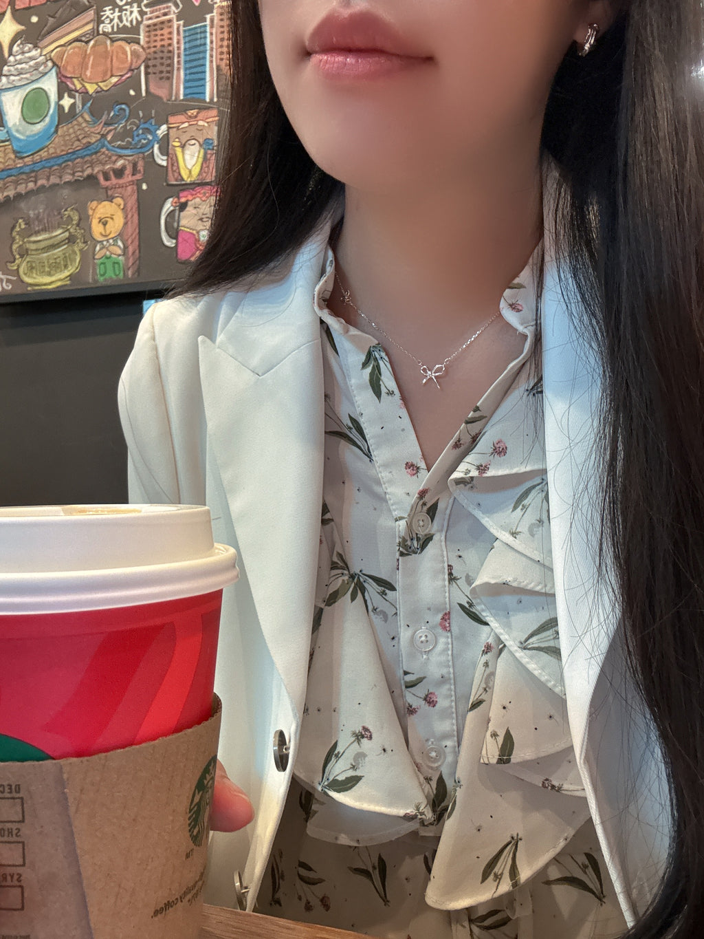 蝴蝶結情書項鏈