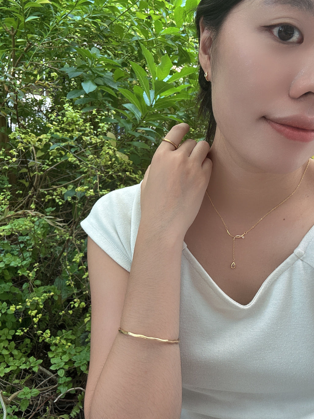 愛神露珠垂墜項鏈