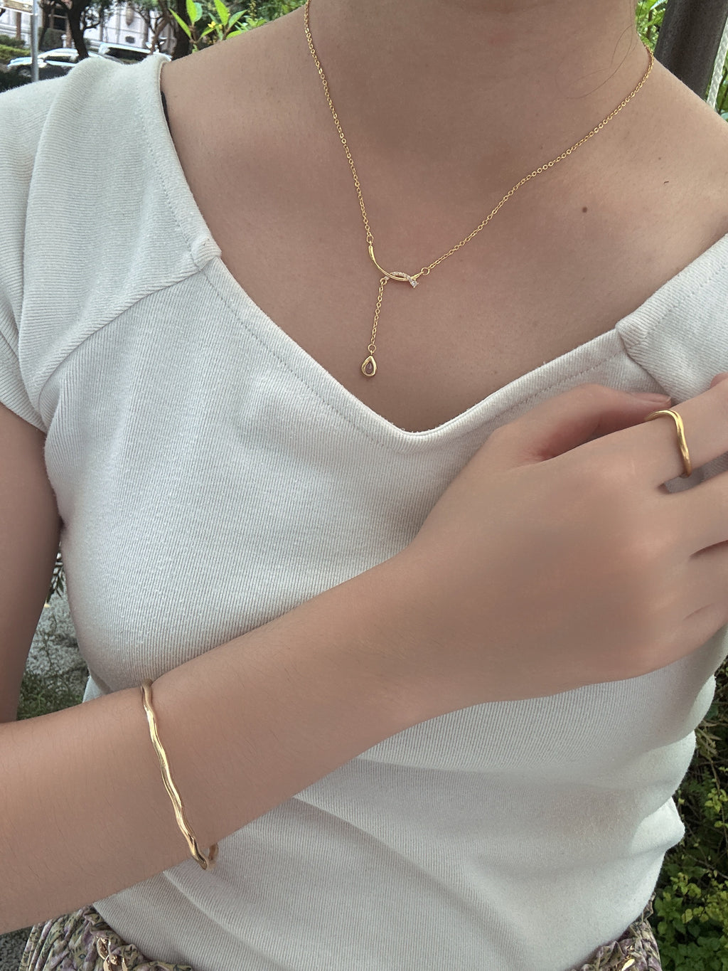 愛神露珠垂墜項鏈