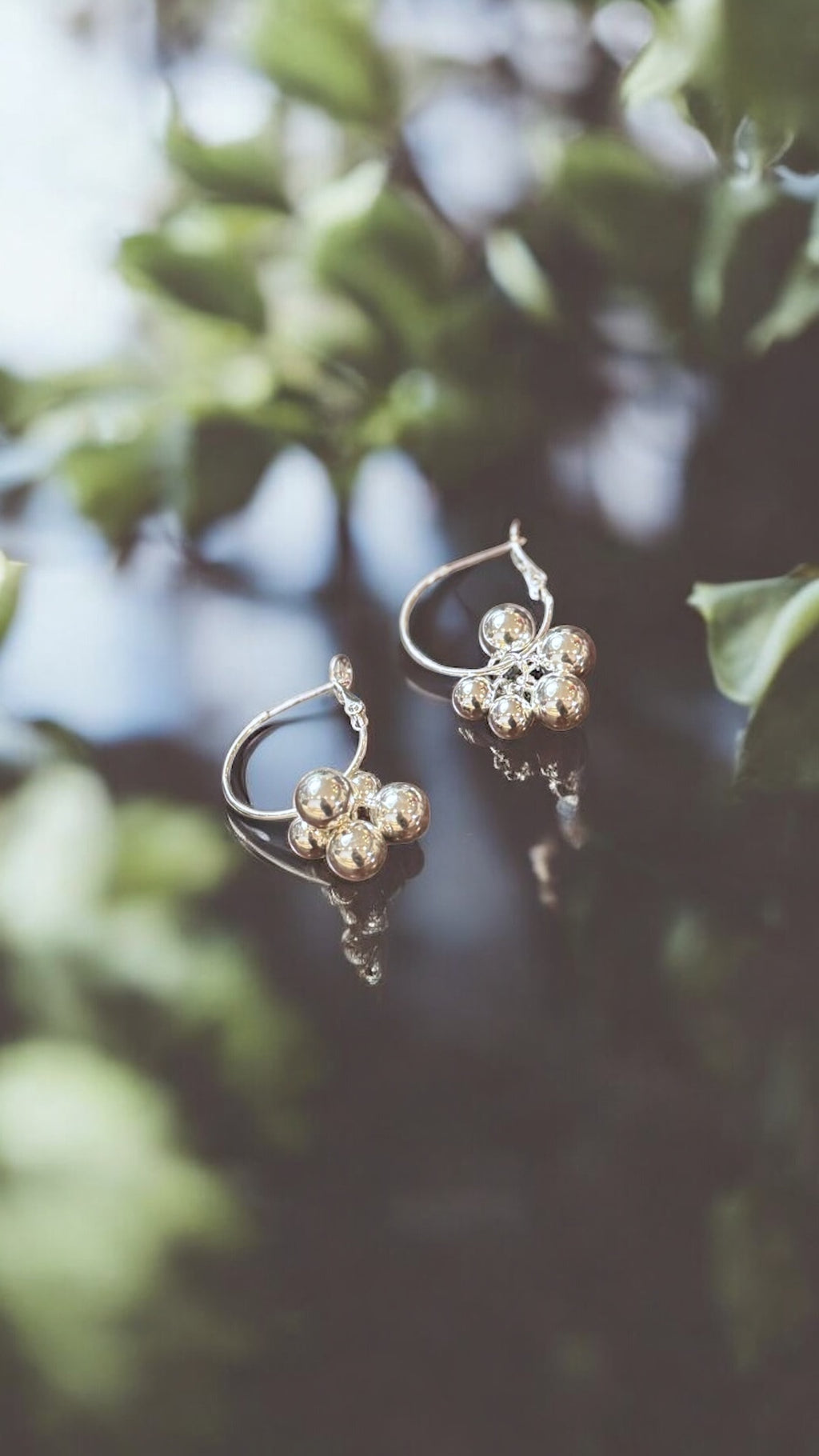 寶藏金屬珠耳環