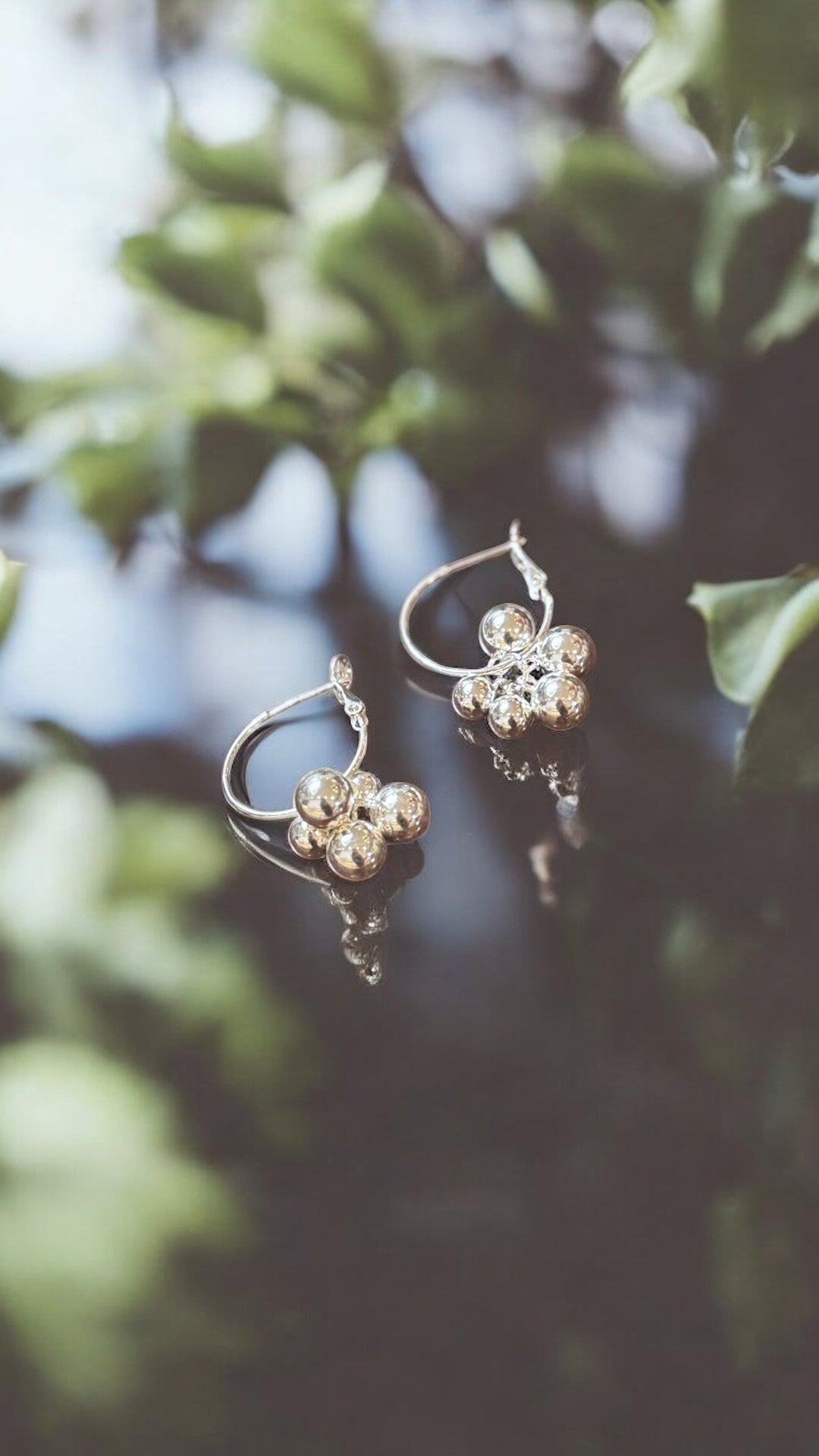 寶藏金屬珠耳環