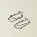 扭光雙鍊耳環