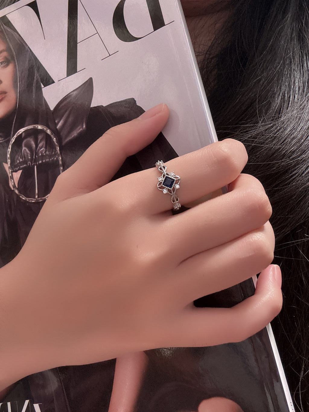 深海之心戒指（可調式戒圍）