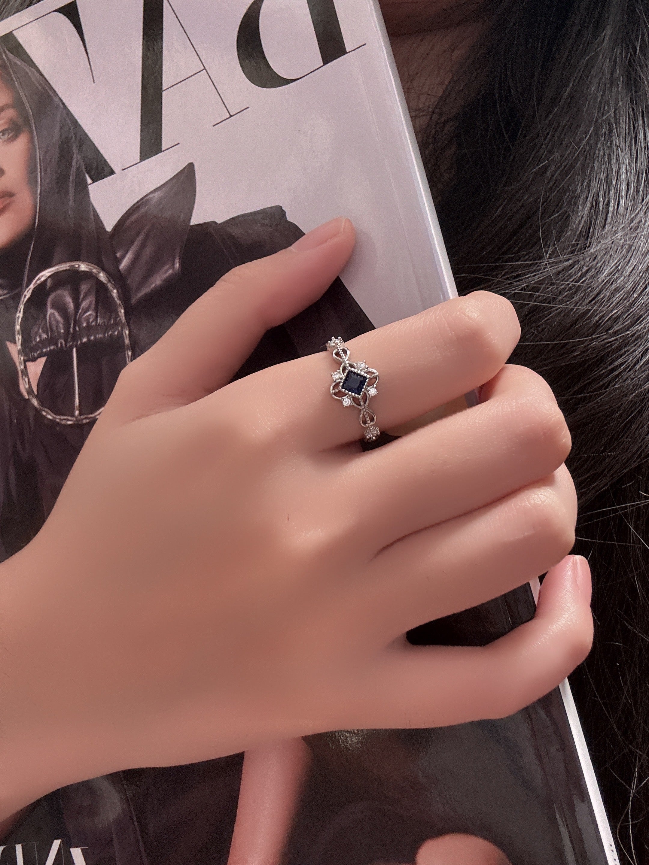 深海之心戒指（可調式戒圍）