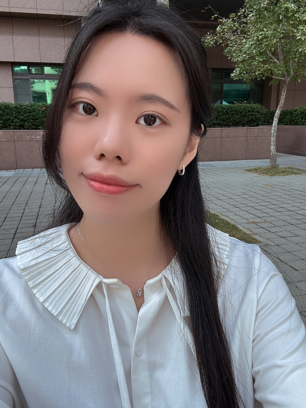 Daily Flow 銀色耳圈