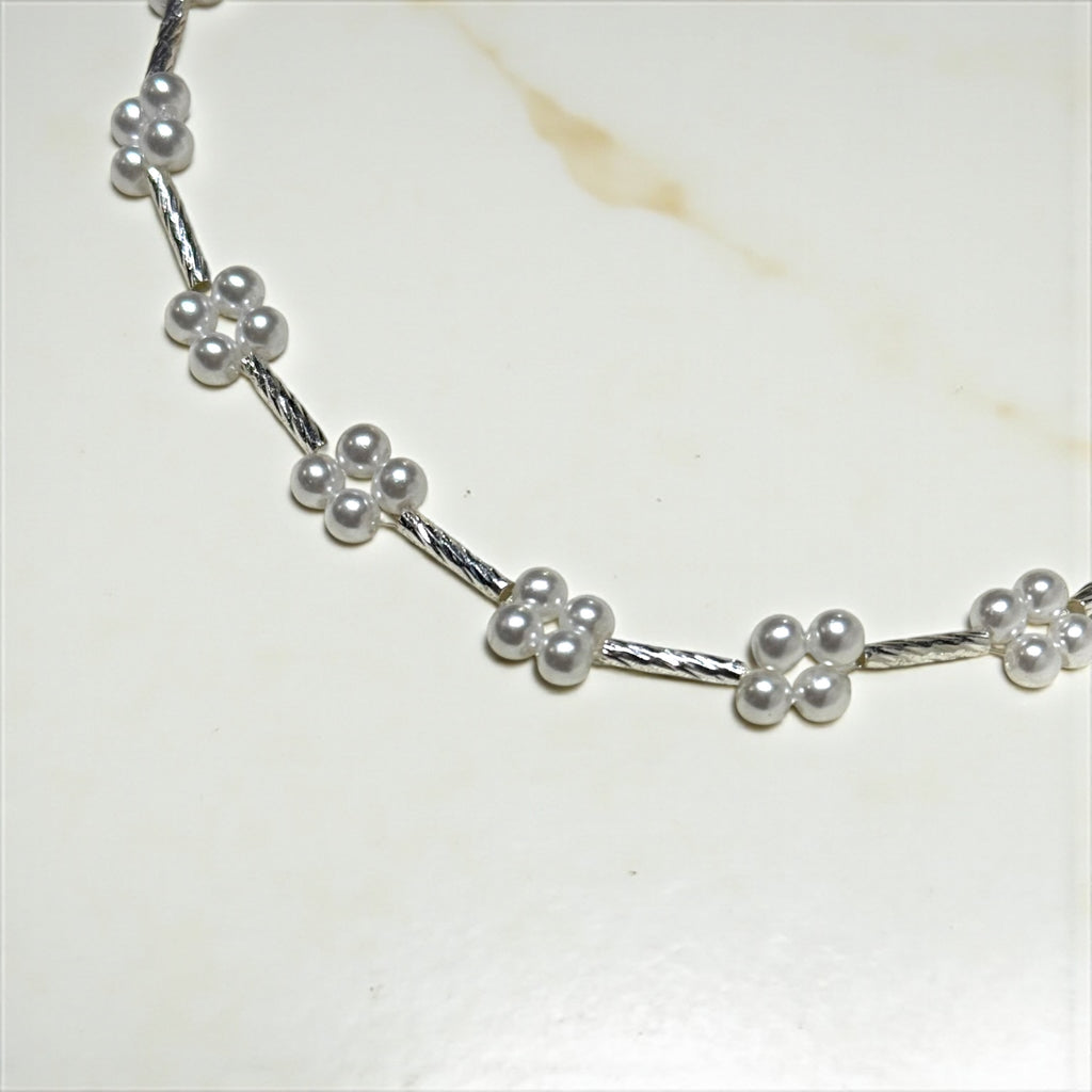 小花珍珠頸鏈