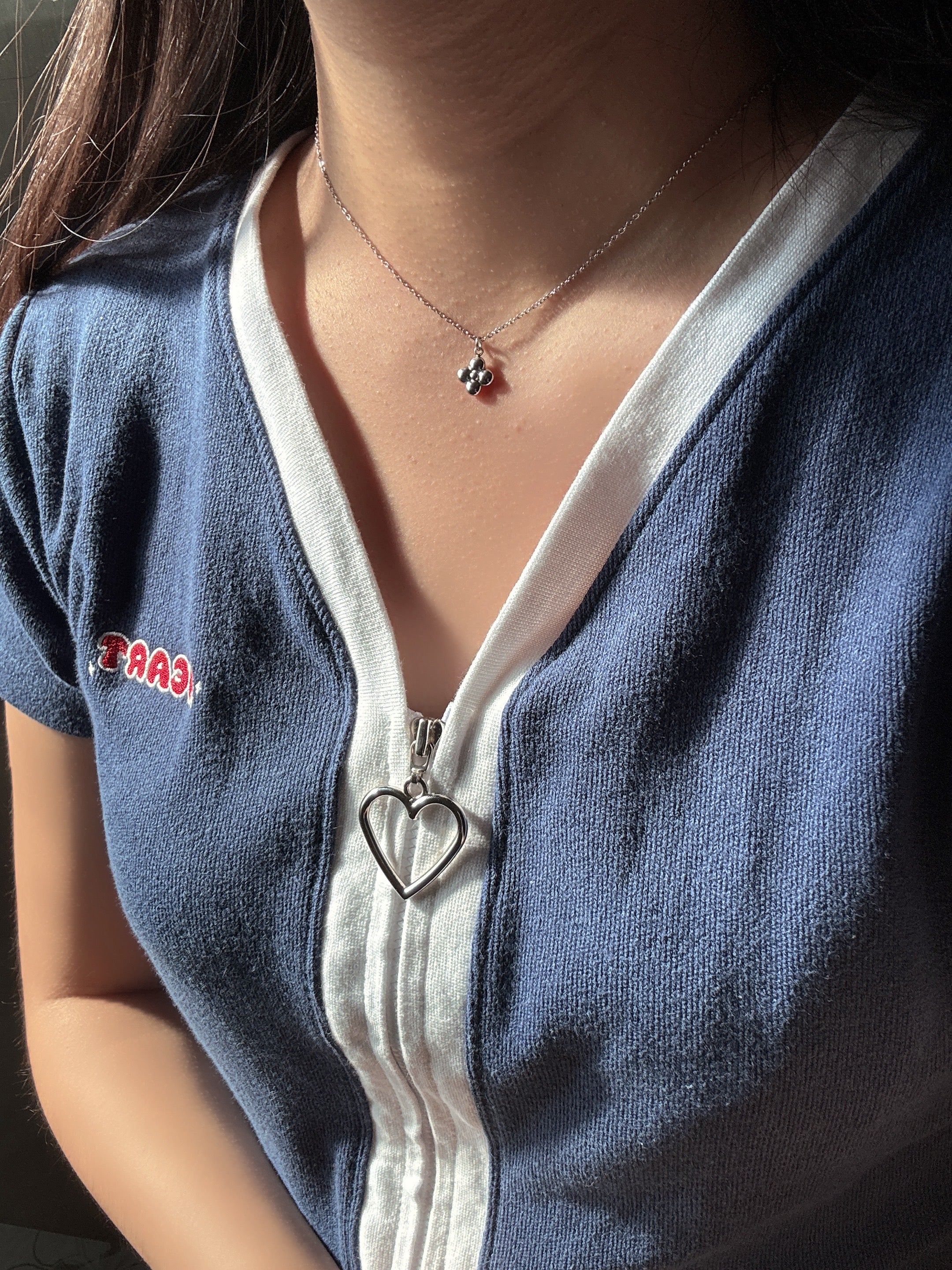 巴黎雨滴 · 優雅花瓣項鍊