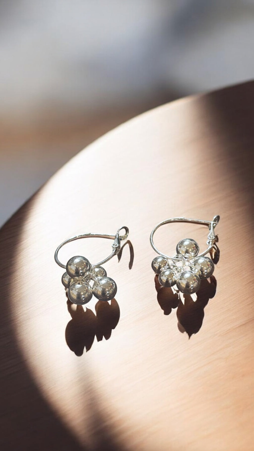 寶藏金屬珠耳環