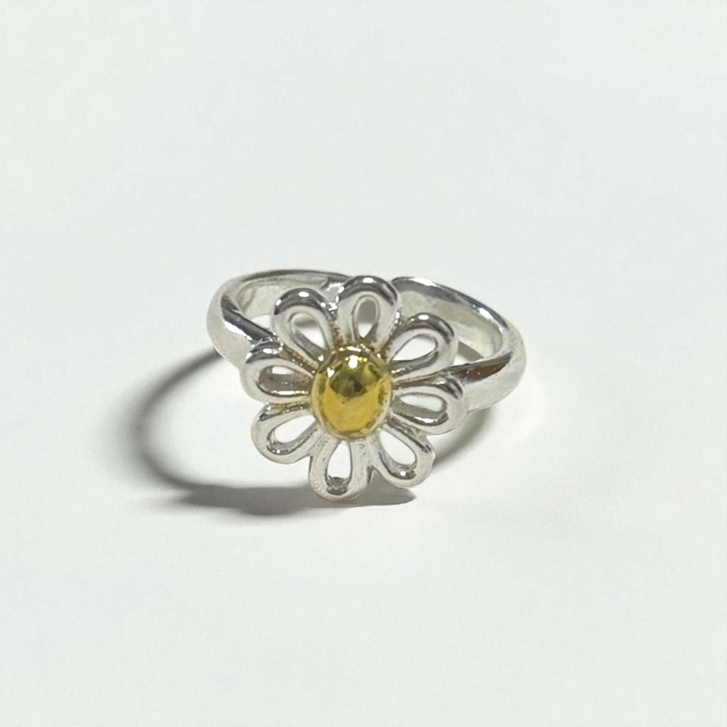 耀眼綻放戒指（可調式戒圍）