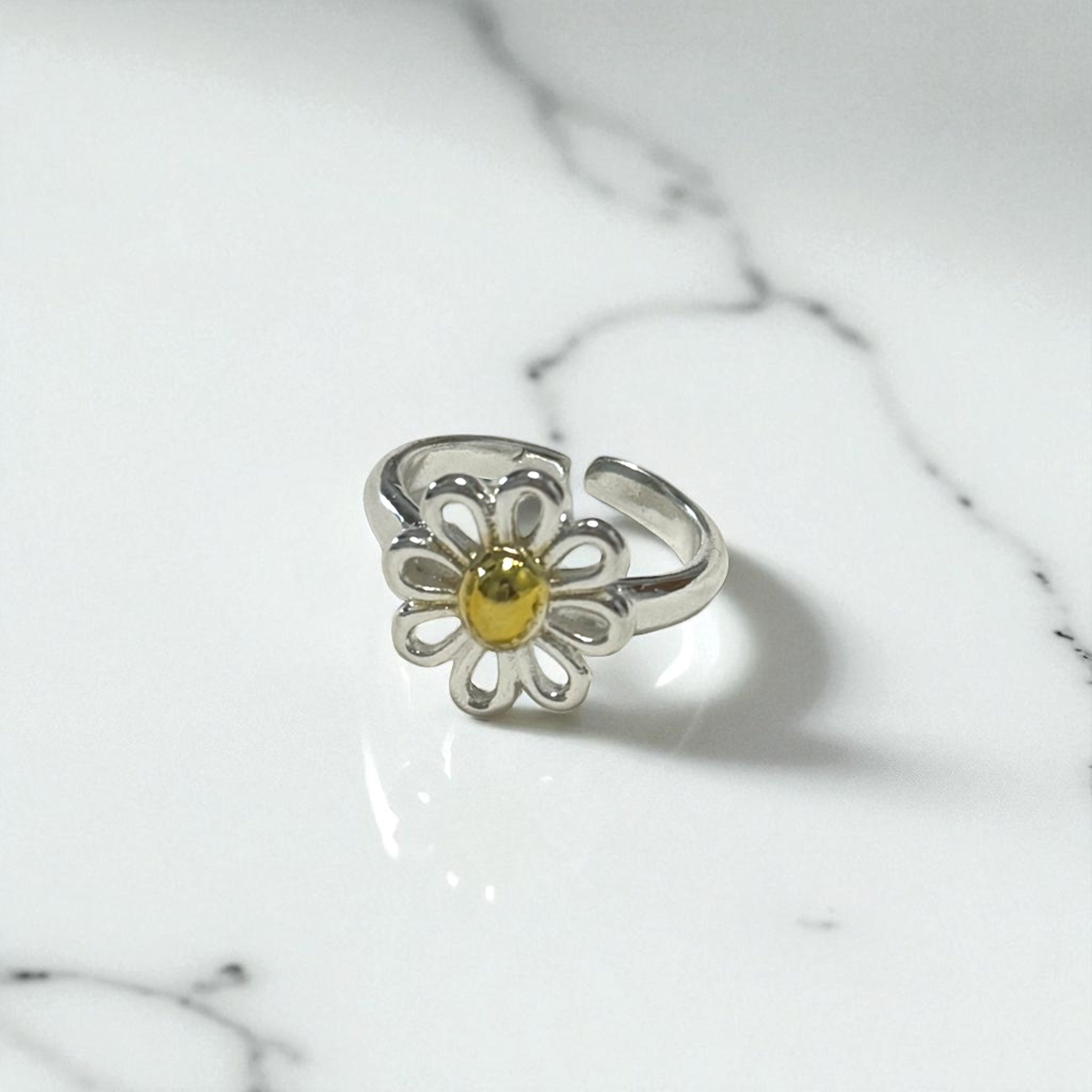 耀眼綻放戒指（可調式戒圍）