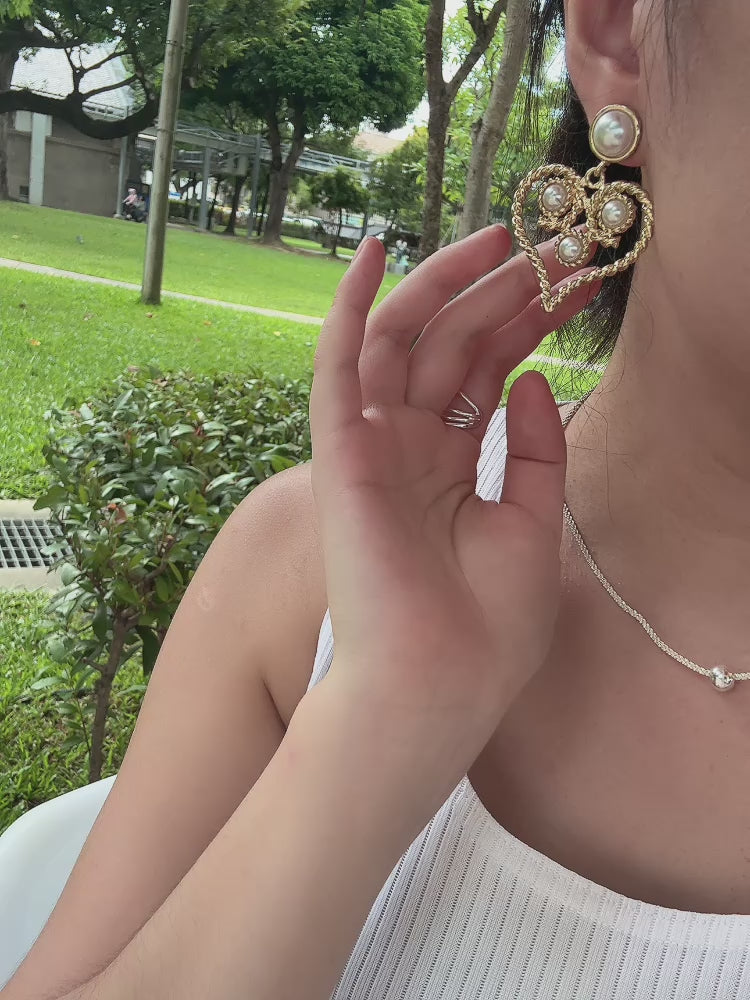 榮耀於妳 法式耳環