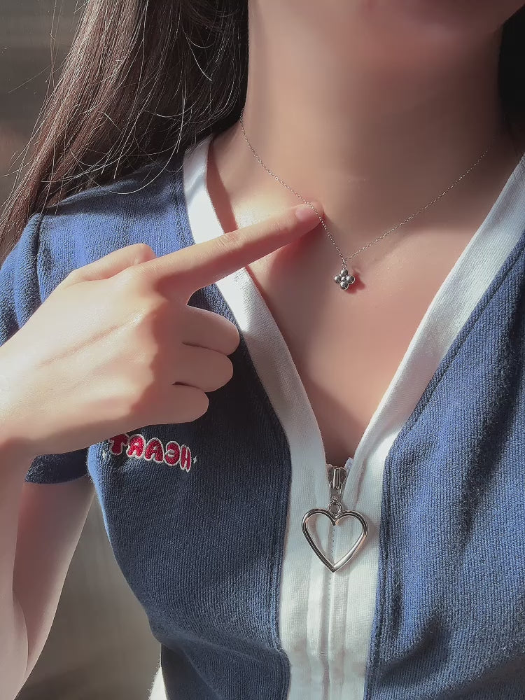 巴黎雨滴 · 優雅花瓣項鍊